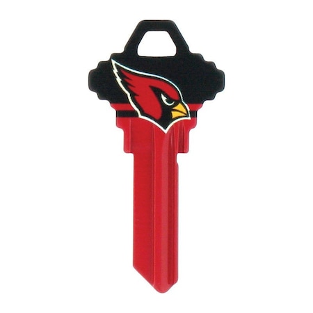 Hillman HILLMAN NFL Arizona Cardinals House/Office Key Blank 68 SC1 Single For Schlage Locks 89607